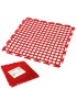 TELA MULTIUSOS MQ 230 FLEXIVEL 300X300X8MM VERMELHA CONJ.4