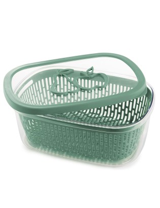 CAIXA HERMETICA SNIPS 021480 AROMA FR RET C/CESTO 4L VERDE