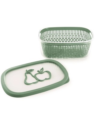 CAIXA HERMETICA SNIPS 021480 AROMA FR RET C/CESTO 4L VERDE