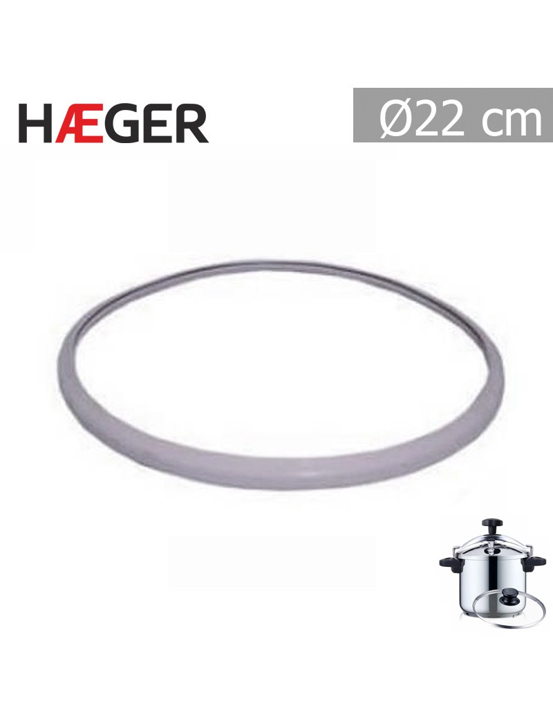 BORRACHA HAEGER P/PANELA PRESSAO 2EM1 4/6L Ø22CM