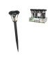 CANDEEIRO SOLAR 886277 GARDEN CARDIFF 1LED 9X38CM PLST