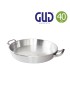 FRIGIDEIRA GUD ACETINADO C/ASAS 40CM  ALUMINIO FUND.