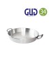 FRIGIDEIRA GUD ACETINADO C/ASAS 34CM  ALUMINIO FUND.