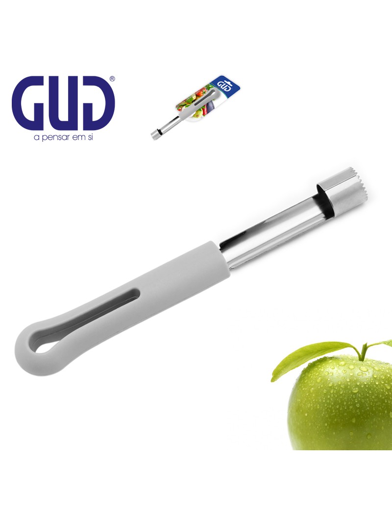 DESCAROÇADOR MAÇA GUD GANTE CINZA 20,5CM INOX