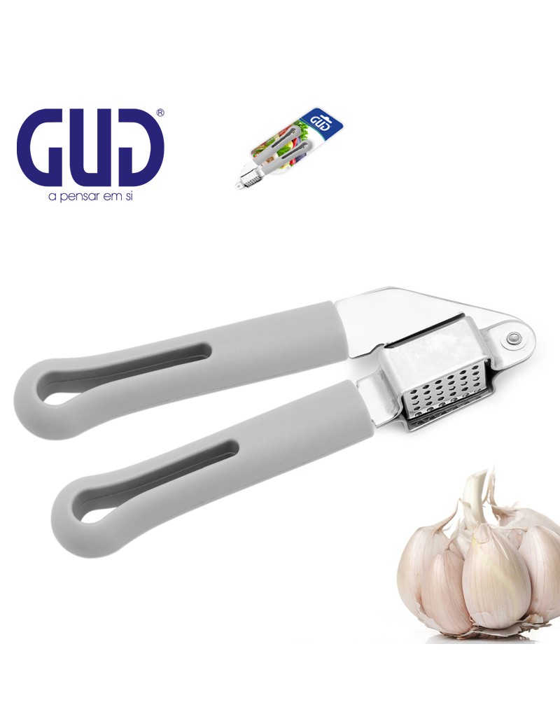 ESMAGADOR ALHOS GUD GANTE CINZA 19CM INOX