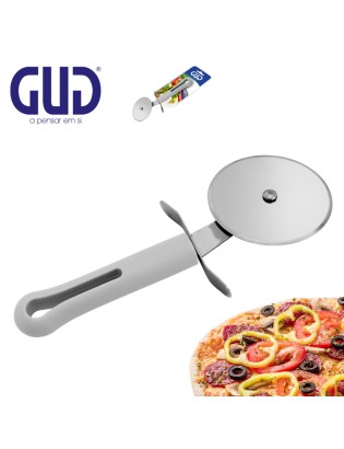CORTA PIZZA GUD GANTE CINZA Ø6,5X21CM INOX