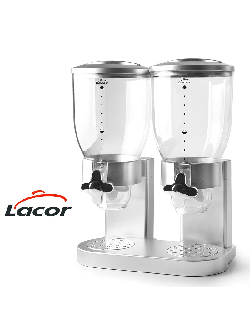 DISPENSADOR CEREAIS LACOR 62596 DUPLO 2X 2L