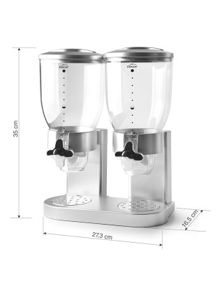 DISPENSADOR CEREAIS LACOR 62596 DUPLO 2X 2L