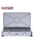 FOGAO HAGER GC-02E.022A DOUBLE COOK GAS 2 BOCAS