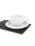 CHAVENA EMPILHAVEL BRANCA 8X5CM 16CL C/PIRES 2AS PORCELANA