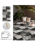 TOALHA MESA ECO HUE1270/02 CIRELLA BLACK ROLO 1,4X20M PVC