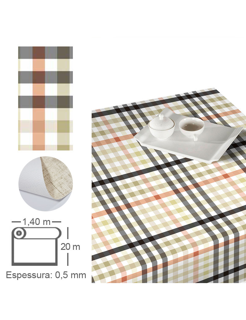 TOALHA MESA ECO HUE1503/03 LIDO GREEN ROLO 1,4X20M PVC