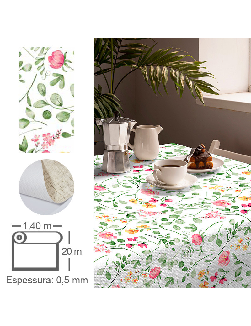 TOALHA MESA ECO HUE6616/01 LILO MULTI ROLO 1,4X20M PVC