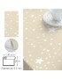 TOALHA MESA ECO HUE6311/05 ETOILES BEIGE ROLO 1,4X20M PVC