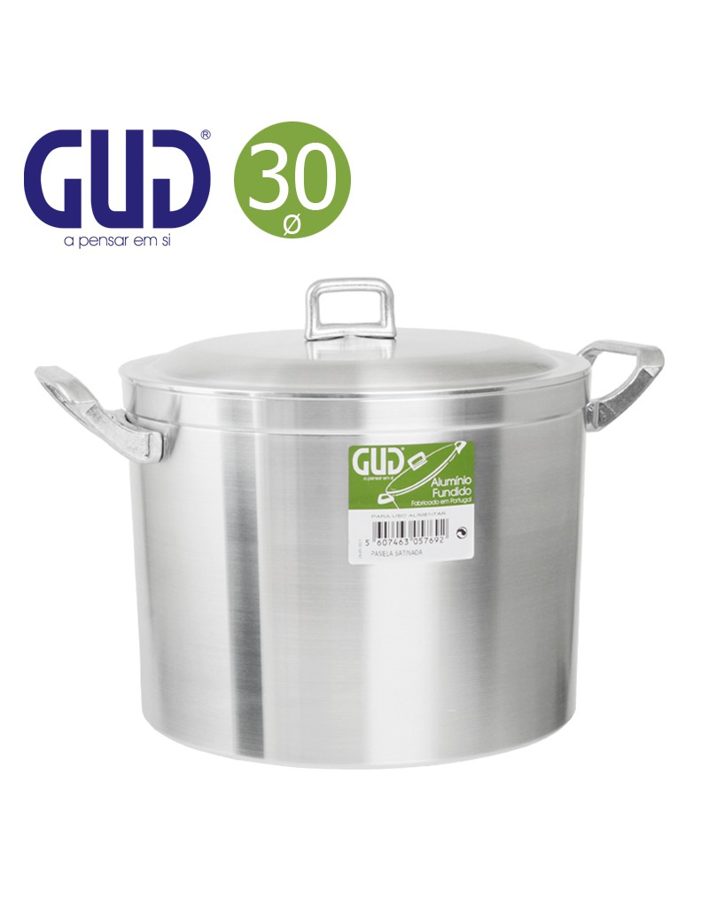 PANELA GUD ACETINADO Ø30CM  16,5L ALUMINIO FUND.
