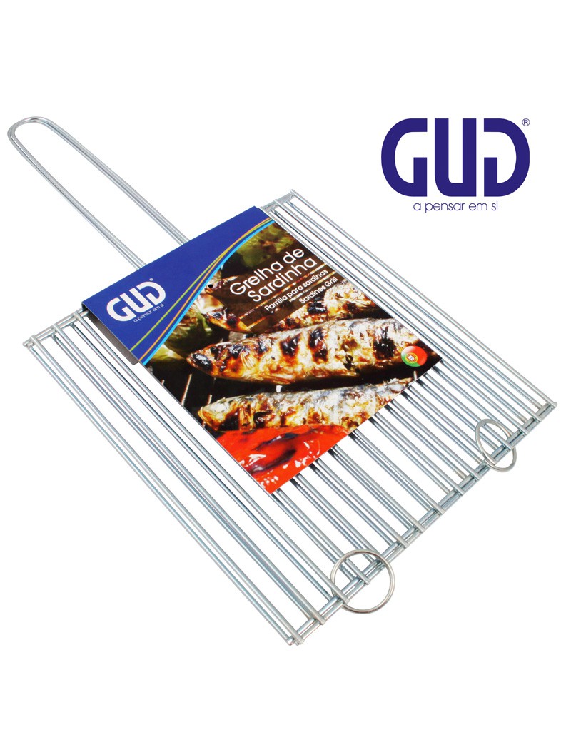 GRELHA SARDINHA GUD Nº4 +ARAME 31X25CM ZN