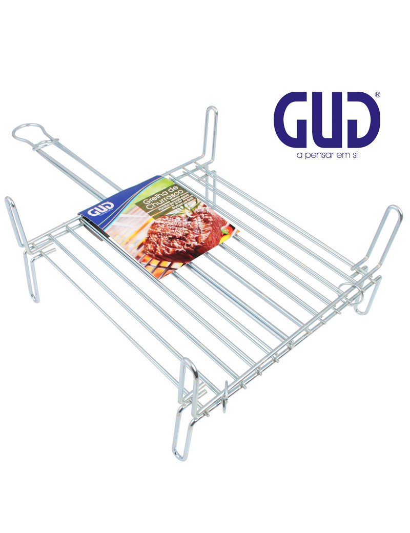 GRELHA CHURRASCO GUD DUPLA Nº0 25X20CM ZN