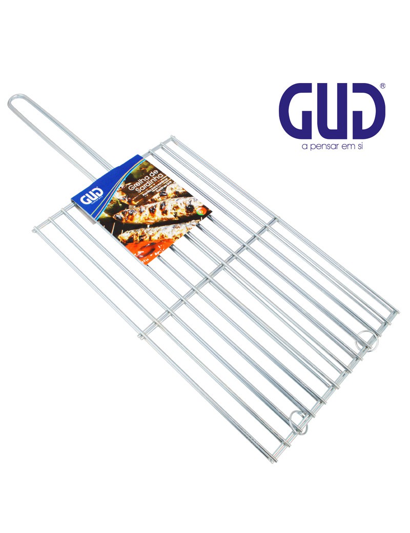 GRELHA BACALHAU/SARDINHA GUD Nº4 44X30CM ZN