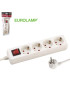 EXTENSAO ERL 147-62212 BRANCA 4 T. (3X1,5MM) 1,5M C/INT.