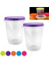 CAIXA HERMETICA FRESHCOOL CONJ.2 RED. 1000ML Ø13X17,5CM SORT