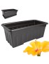 FLOREIRA 500 ANTRACITE RETANGULAR S/PRATO 50X21,5X16CM