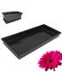 PRATO FLOREIRA 400 ANTRACITE RETANGULAR 38X16,5CM