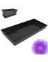 PRATO FLOREIRA 600 ANTRACITE RETANGULAR 60X22CM