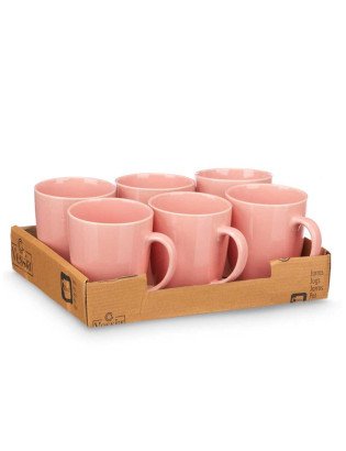 CANECA MUG 10126 ROSA CLARO 33CL CERAMICA
