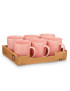 CANECA MUG 10126 ROSA CLARO 33CL CERAMICA