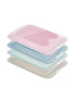 CAIXA HERMETICA 36376 SOFT COLORS 30X17X1,5CM SORT. PLST