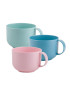CHAVENA ALMOÇADEIRA 56364 SOFT COLORS 60CL SORT. PLST
