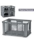CAIXA ECOLISBOX 1505 PEAD 600X400X320MM CINZA RECICLADA