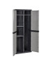 ARMARIO 301 BIOS MIDI PRETO/TORTORA 65X37X165CM PLST