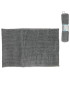 TAPETE WC 384672 CHENILLE ANTIDESLIZANTE CINZA 60X40CM