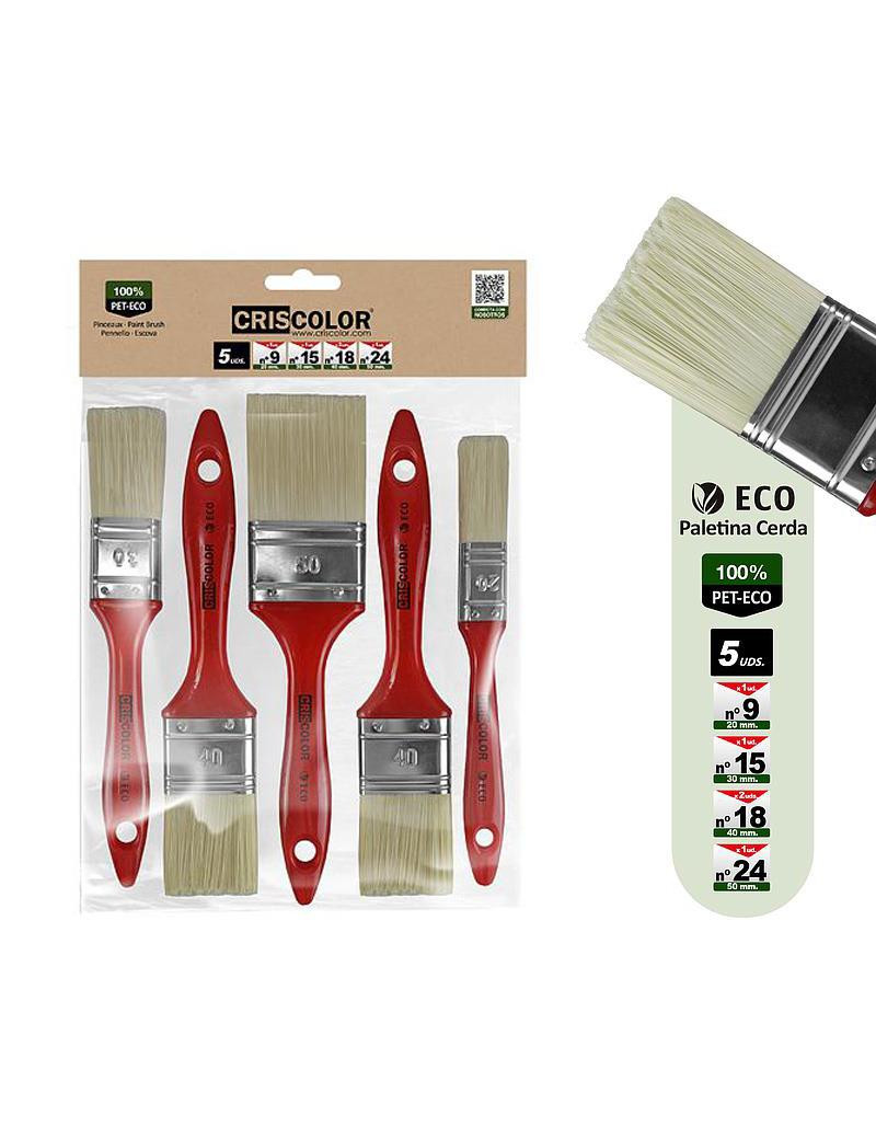 TRINCHA 41097 ECO CONJ.5  20-30-40-40-50MM CERDA