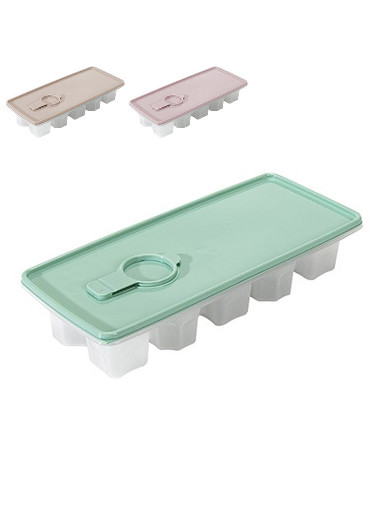 CUVETE GELO HEGA 16676 ROCKS C/TAMPA 25X11X4,9CM PLST SORT