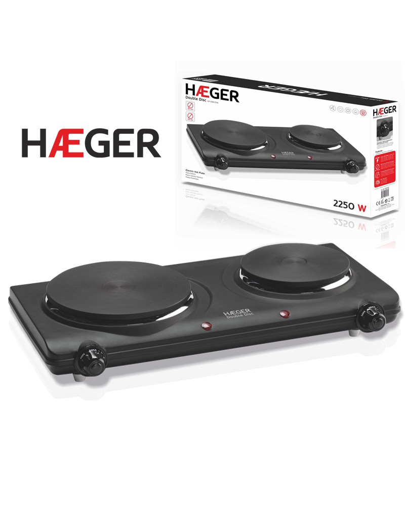 FOGAO HAEGER DISC HP-02B.013A 2 DISCOS ELETRICO 2250W