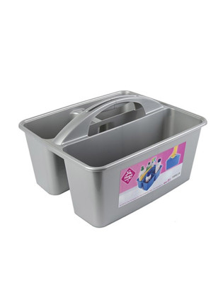 CESTO MULTIUSOS HEGA 13175 TORMES CINZA 31X26X18,4CM PLST