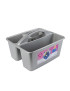 CESTO MULTIUSOS HEGA 13175 TORMES CINZA 31X26X18,4CM PLST