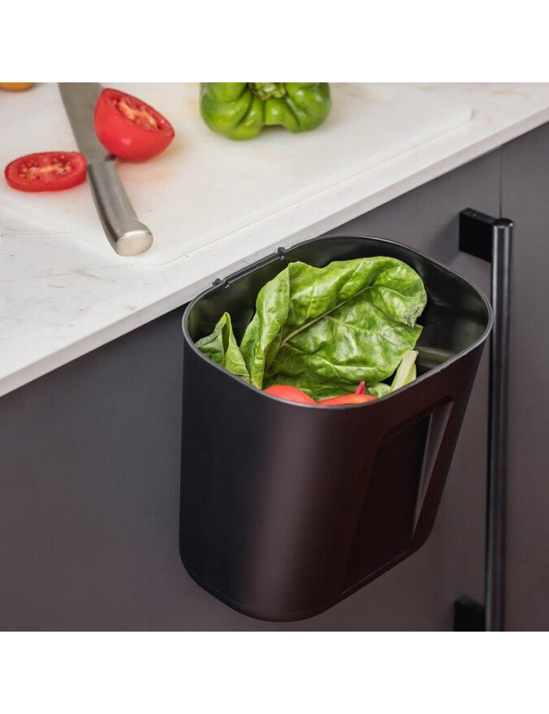 BALDE LIXO 761 BE-SMART 3L C/TP +SUPORTE CINZA