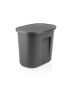 BALDE LIXO 761 BE-SMART 3L C/TP +SUPORTE CINZA