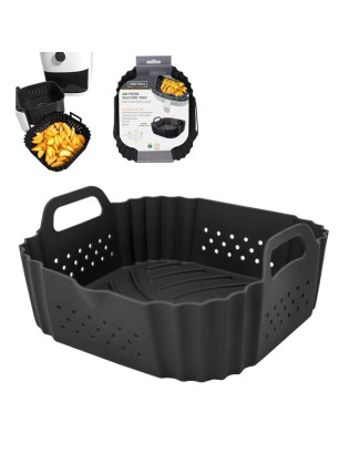 BANDEJA FIH 1175 P/FRITADEIRA A AR PERF. 20X6CM PRETO SILIC