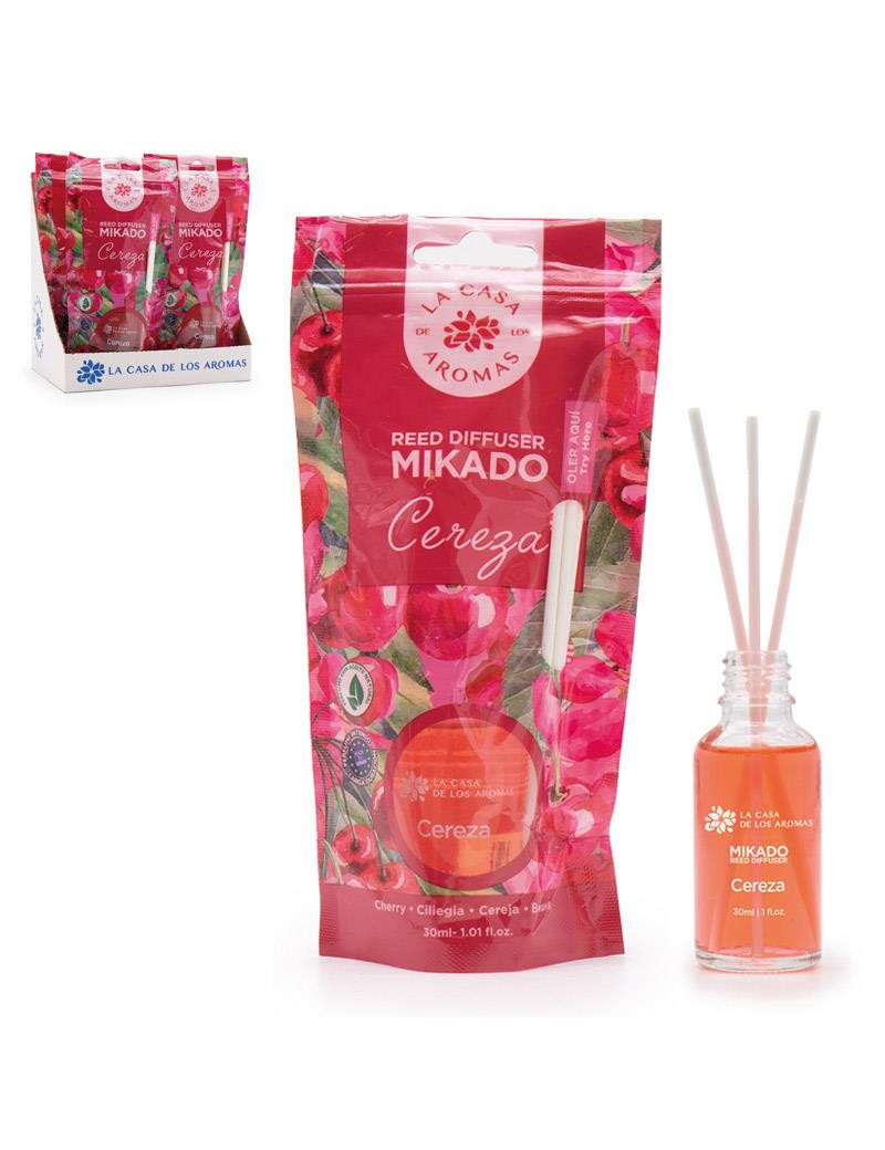 AMBIENTADOR LCA 049720 MIKADO 30ML CEREJA
