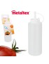 RECIPIENTE MOLHOS MET 252960 BRANCO 375ML PLASTICO