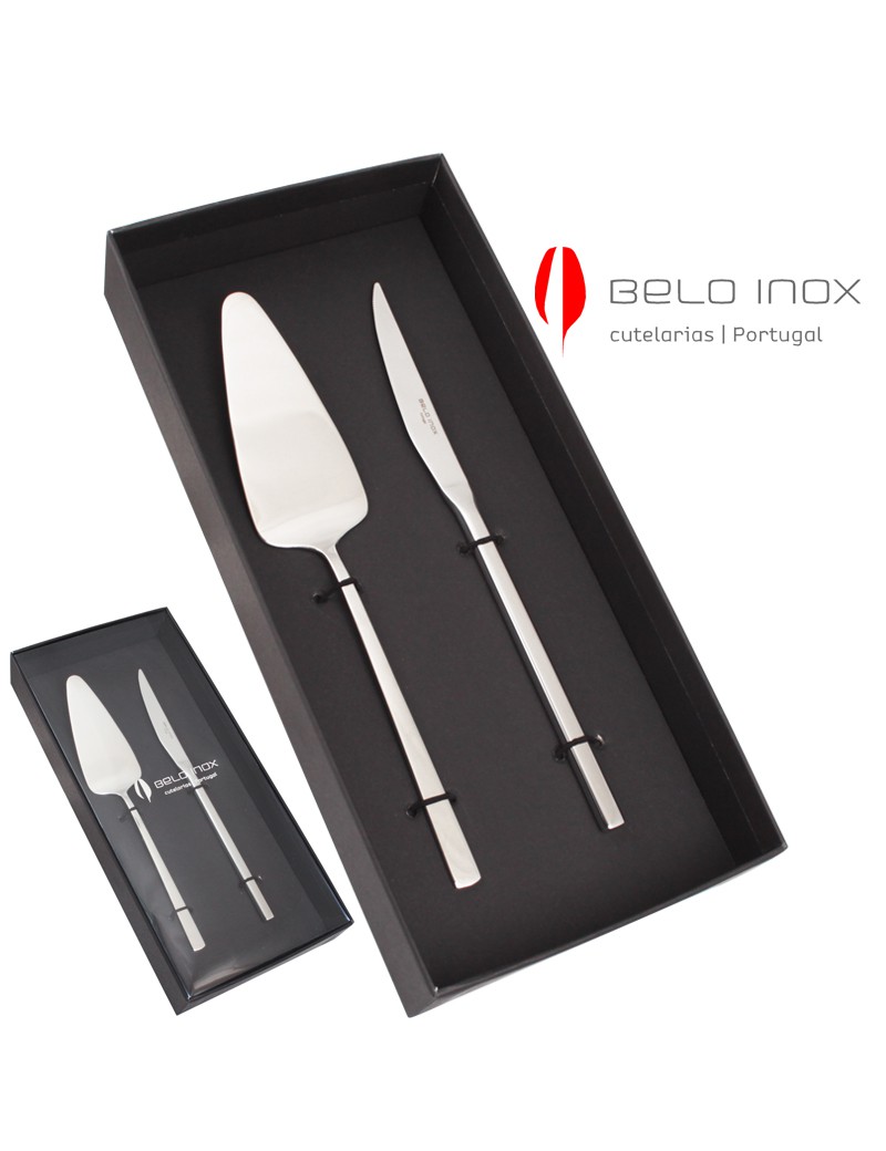 ESTOJO BOLO BI NOMO 2P. PA+FACA INOX 18/10