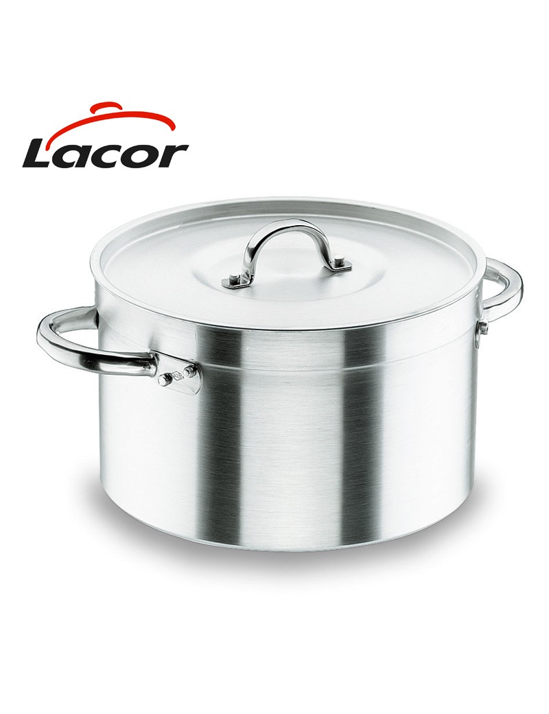 CAÇAROLA LACOR 20046 CHEF ALTA Ø45X25CM 45L ALUMINIO