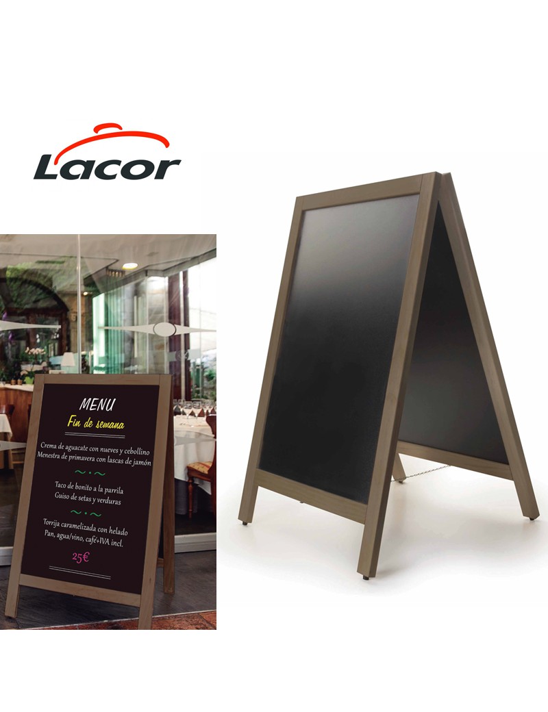 QUADRO MENU LACOR 39164 DUPLO 65X115CM ARDOSIA