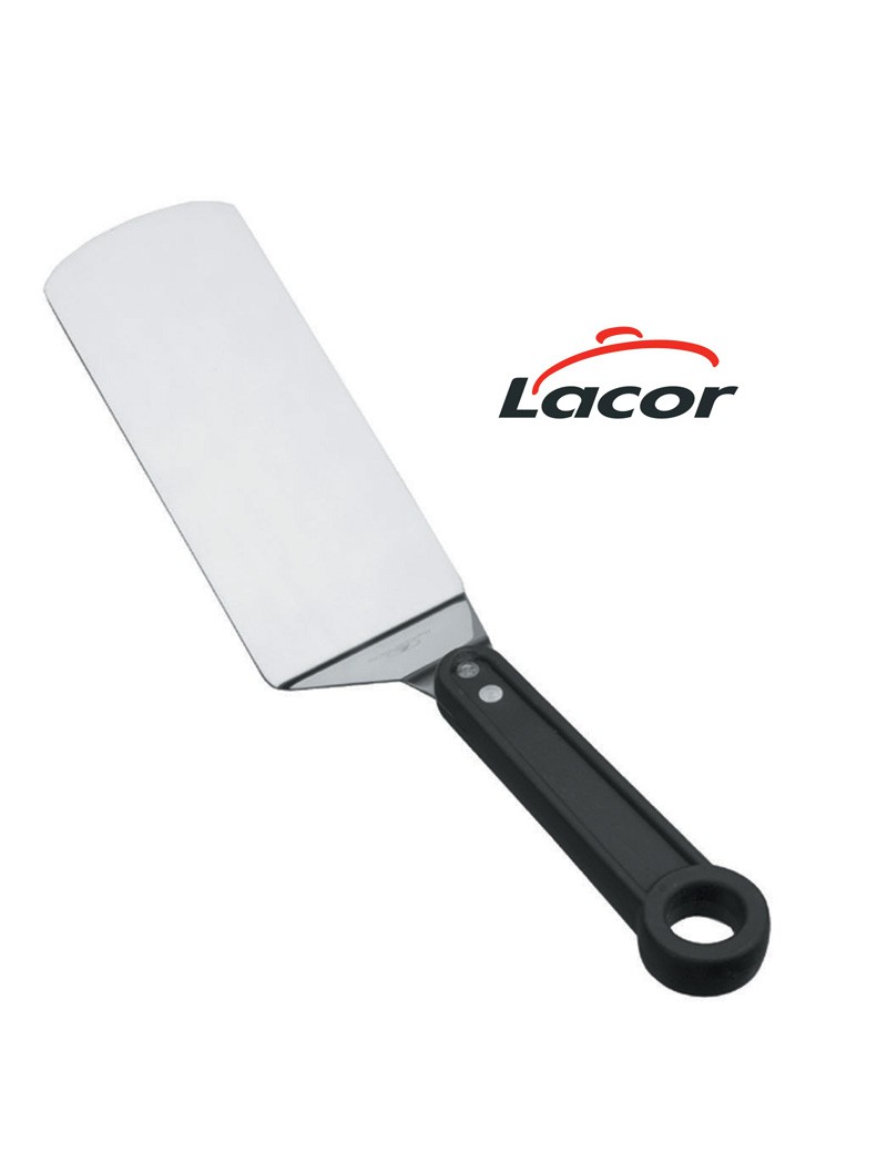 ESPATULA LACOR 60435 CABO PRETO 35CM INOX