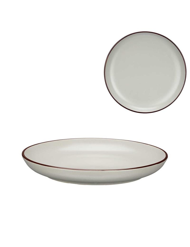 PRATO S/MESA 10546 CINZENTO 20CM