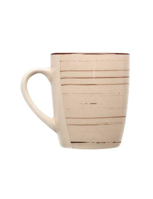 CANECA MUG 10560 ESPIRAL TERRA 30CL CERAMICA